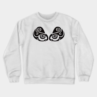 Abstract tribal tattoo with eye concept No. A17 Crewneck Sweatshirt